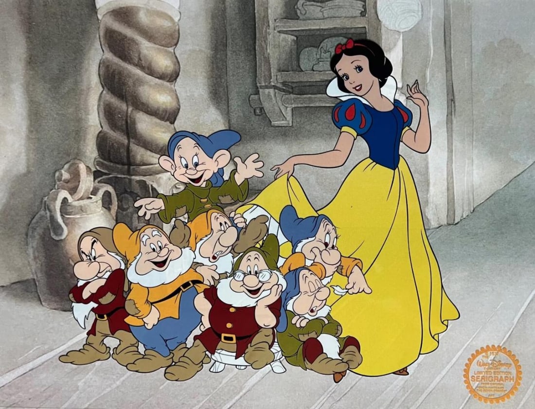 Disney, Snow White & The Seven Drawfs, Limited Edition sericel (1 of 1)