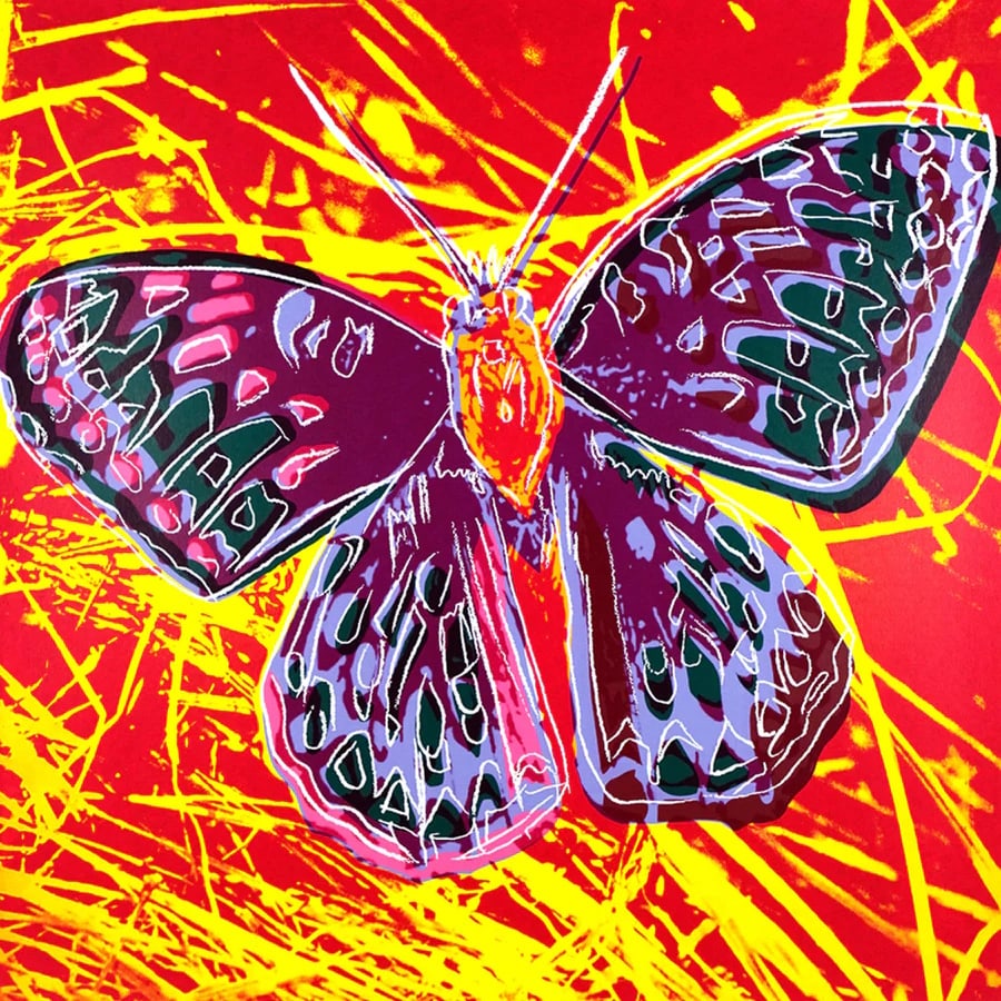 Andy Warhol, (After) SAN FRANCISCO SILVERSPOT, FSIIB 298 from Endangered Species Portfolio, 1983 (1 of 1)