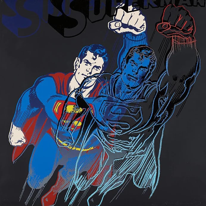 Andy Warhol (After) Superman (Screenprint) 1981 From Myths Portfolio (1 of 1)