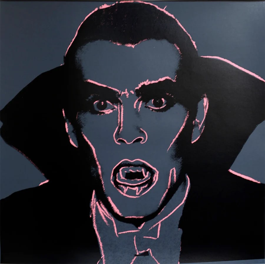Andy Warhol, (After) Dracula 1981 Screenprint From Myths Portfolio (1 of 1)