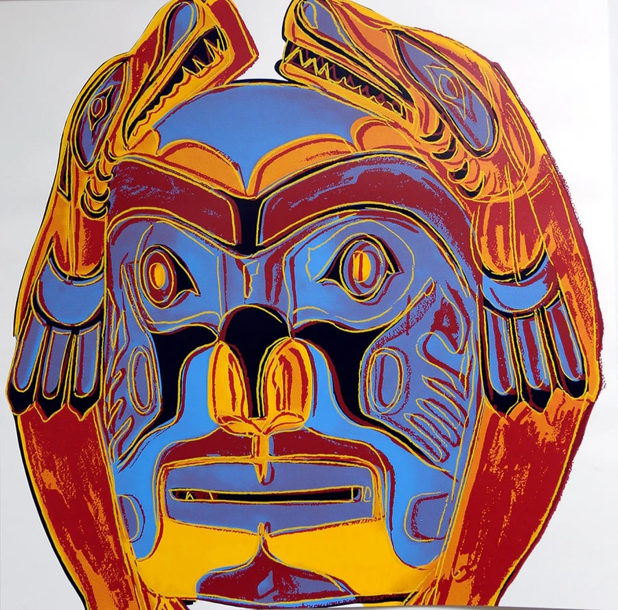 Andy Warhol, (After) Northwest Coast Mask From Cowboys & Indians 1986 (1 of 1)