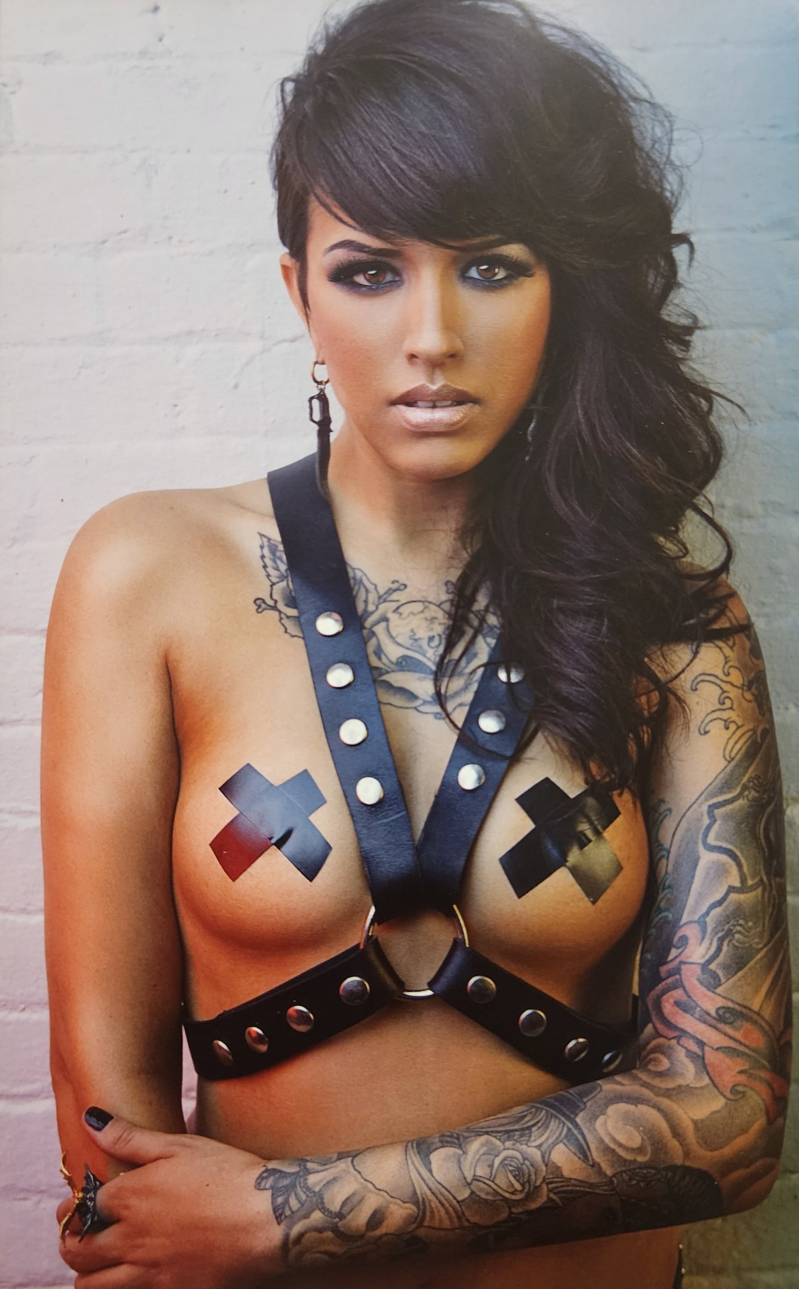 Christian Saint, Tattoo Top Model, 2015: Artist/Photographer: Christian Saint Title/Subject: Tattoo Top Model Type Of Print: Authentic Sheet Fed Photogravure/Heliogravure. Date Of Print: 2015 Paper: Medium weight, satin/matte finish. Print O