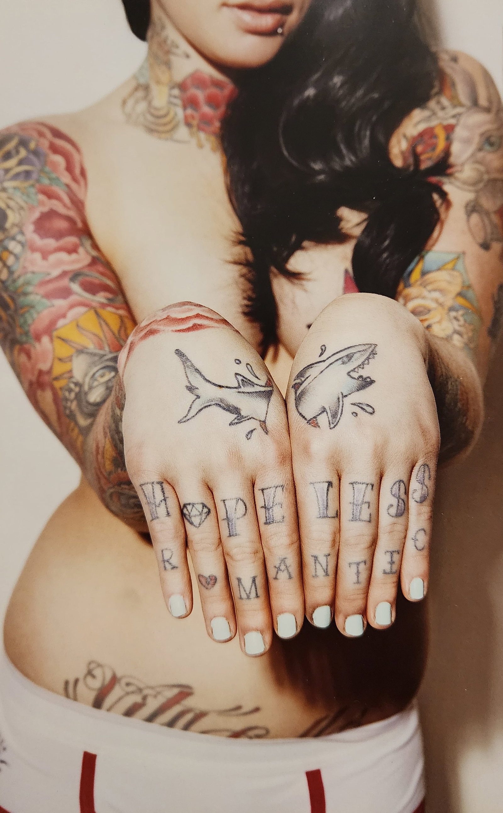 Christian Saint, Tattoo Top Model, 2015: Artist/Photographer: Christian Saint Title/Subject: Tattoo Top Model Type Of Print: Authentic Sheet Fed Photogravure/Heliogravure. Date Of Print: 2015 Paper: Medium weight, satin/matte finish. Print O