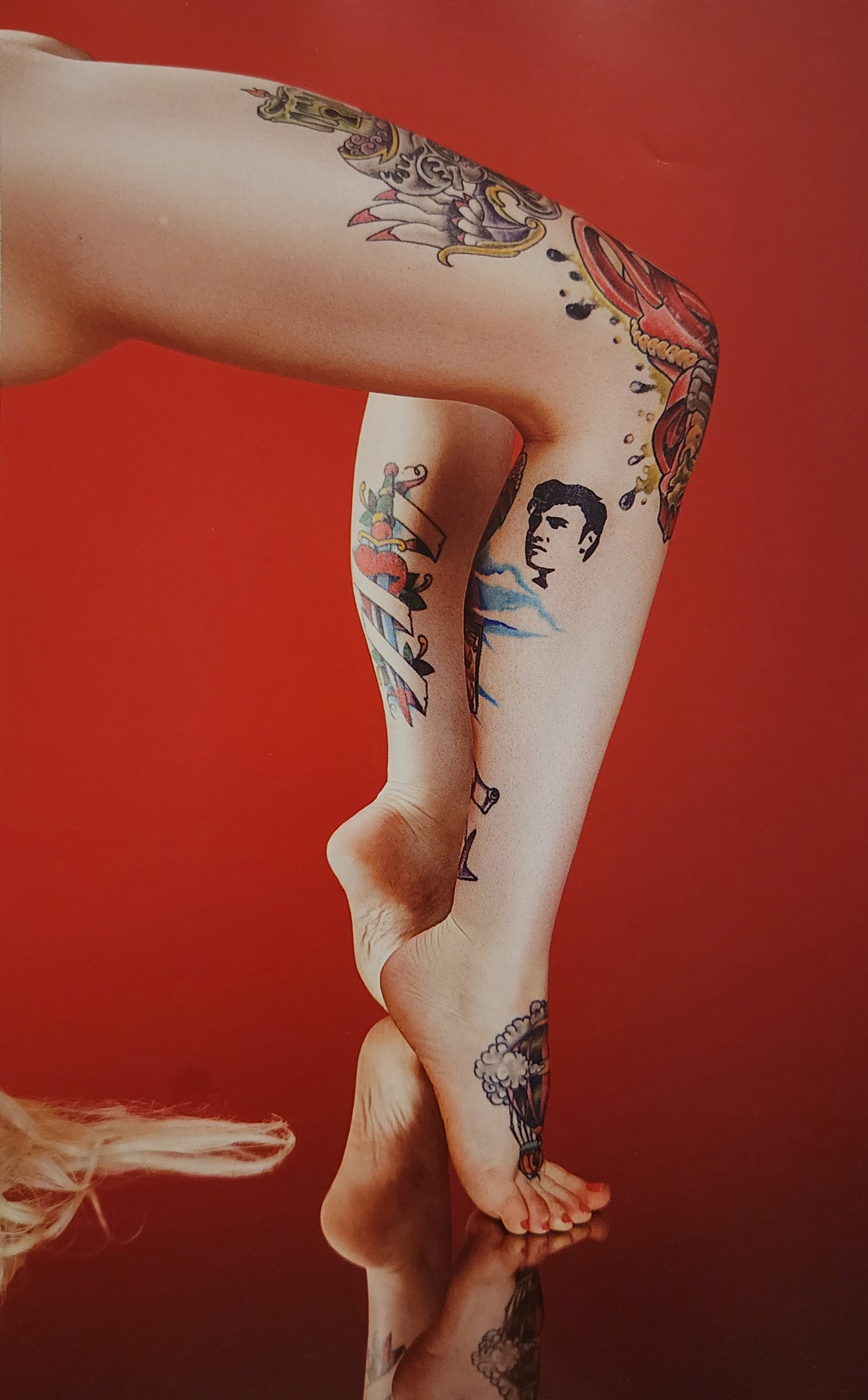 Christian Saint, Tattoo Top Model, 2015: Artist/Photographer: Christian Saint Title/Subject: Tattoo Top Model Type Of Print: Authentic Sheet Fed Photogravure/Heliogravure. Date Of Print: 2015 Paper: Medium weight, satin/matte finish. Print O