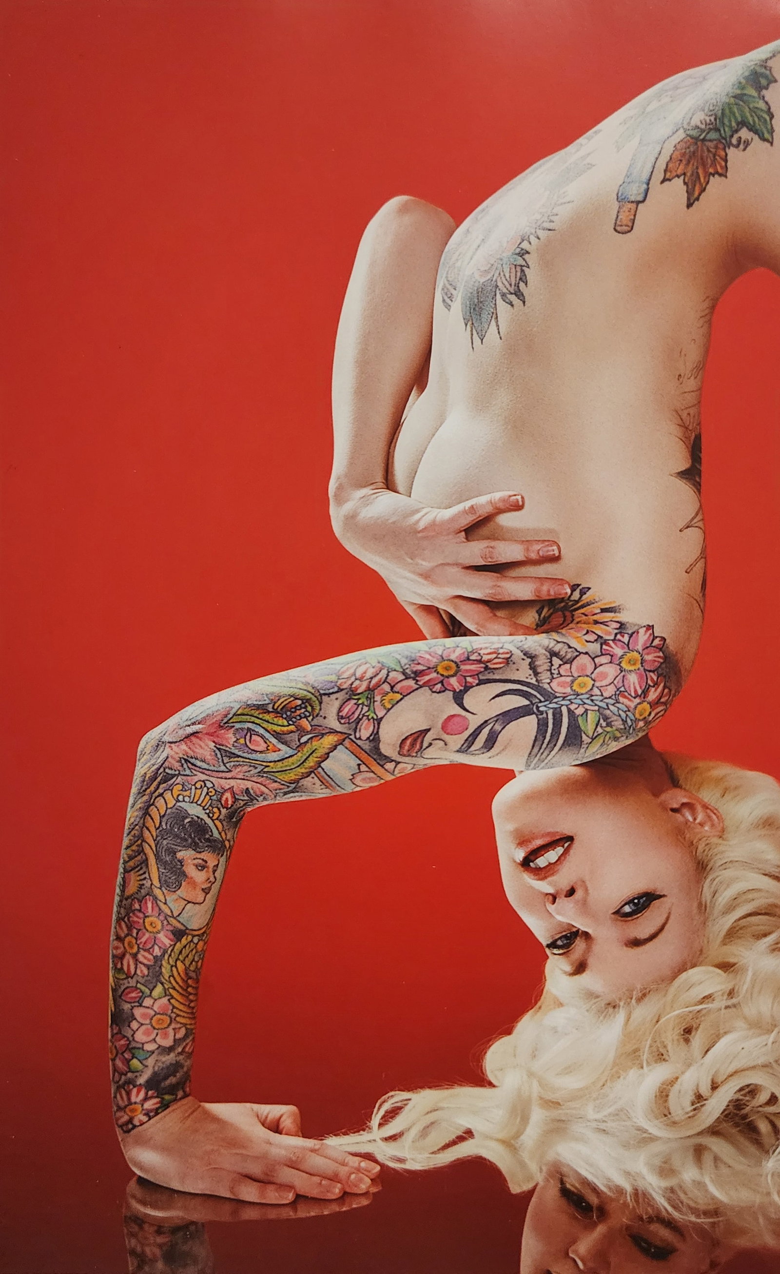 Christian Saint, Tattoo Top Model, 2015: Artist/Photographer: Christian Saint Title/Subject: Tattoo Top Model Type Of Print: Authentic Sheet Fed Photogravure/Heliogravure. Date Of Print: 2015 Paper: Medium weight, satin/matte finish. Print O