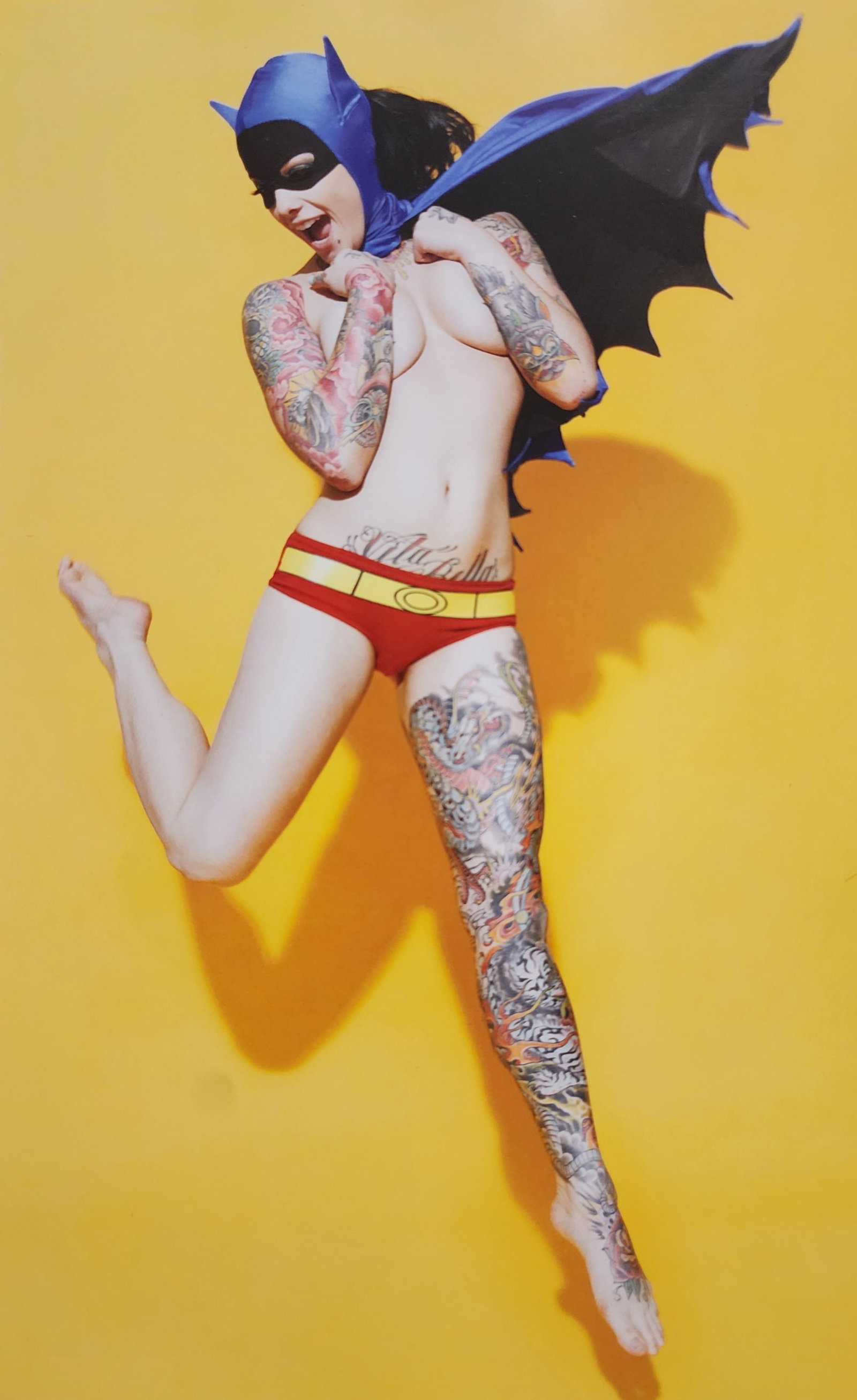 Christian Saint, Tattoo Top Model, 2015: Artist/Photographer: Christian Saint Title/Subject: Tattoo Top Model Type Of Print: Authentic Sheet Fed Photogravure/Heliogravure. Date Of Print: 2015 Paper: Medium weight, satin/matte finish. Print O