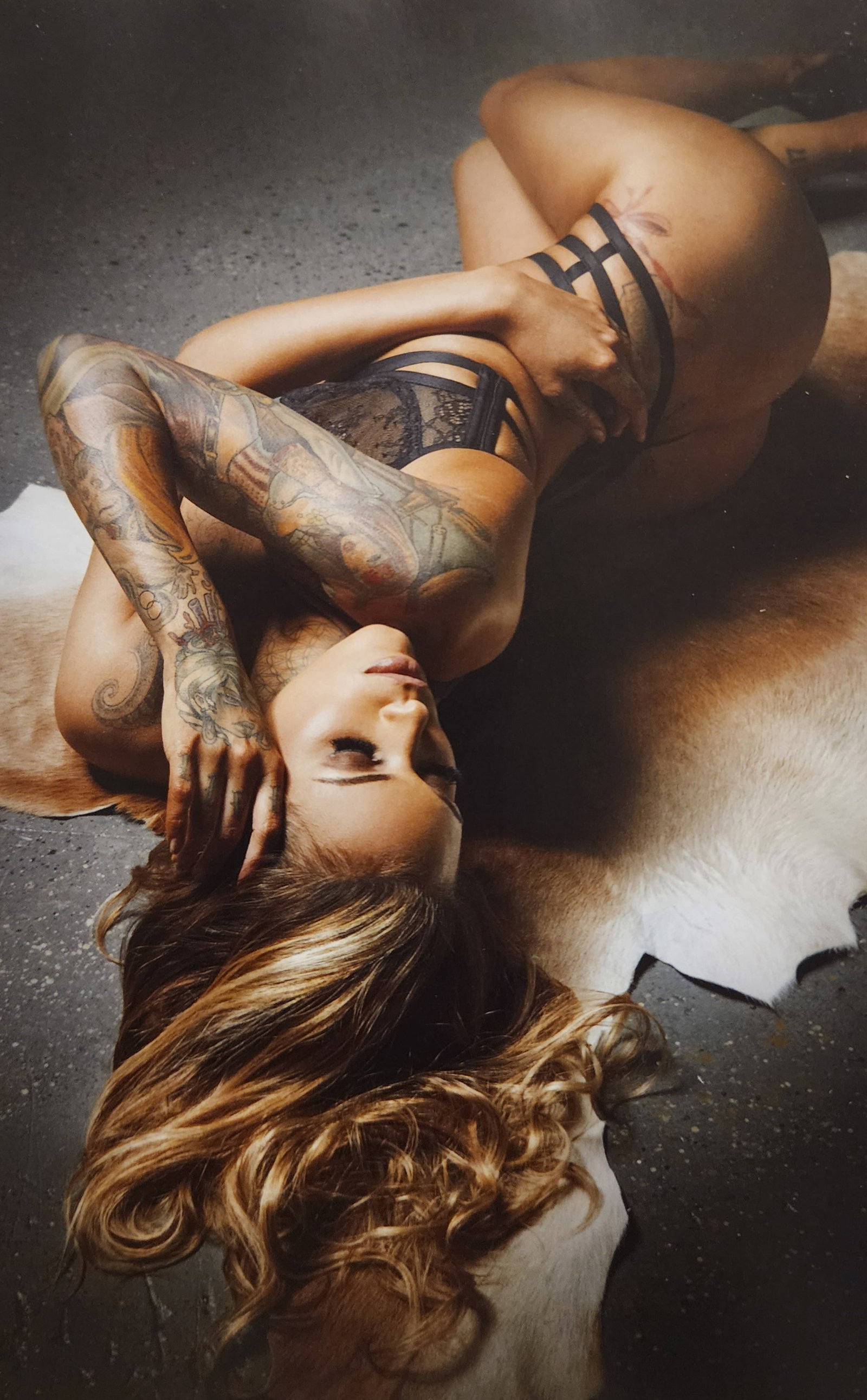 Christian Saint, Tattoo Top Model, 2015: Artist/Photographer: Christian Saint Title/Subject: Tattoo Top Model Type Of Print: Authentic Sheet Fed Photogravure/Heliogravure. Date Of Print: 2015 Paper: Medium weight, satin/matte finish. Print O