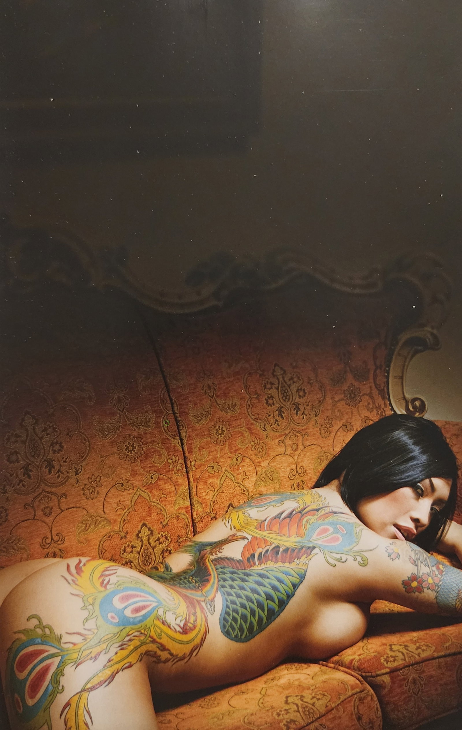 Christian Saint, Tattoo Top Model, 2015: Artist/Photographer: Christian Saint Title/Subject: Tattoo Top Model Type Of Print: Authentic Sheet Fed Photogravure/Heliogravure. Date Of Print: 2015 Paper: Medium weight, satin/matte finish. Print O