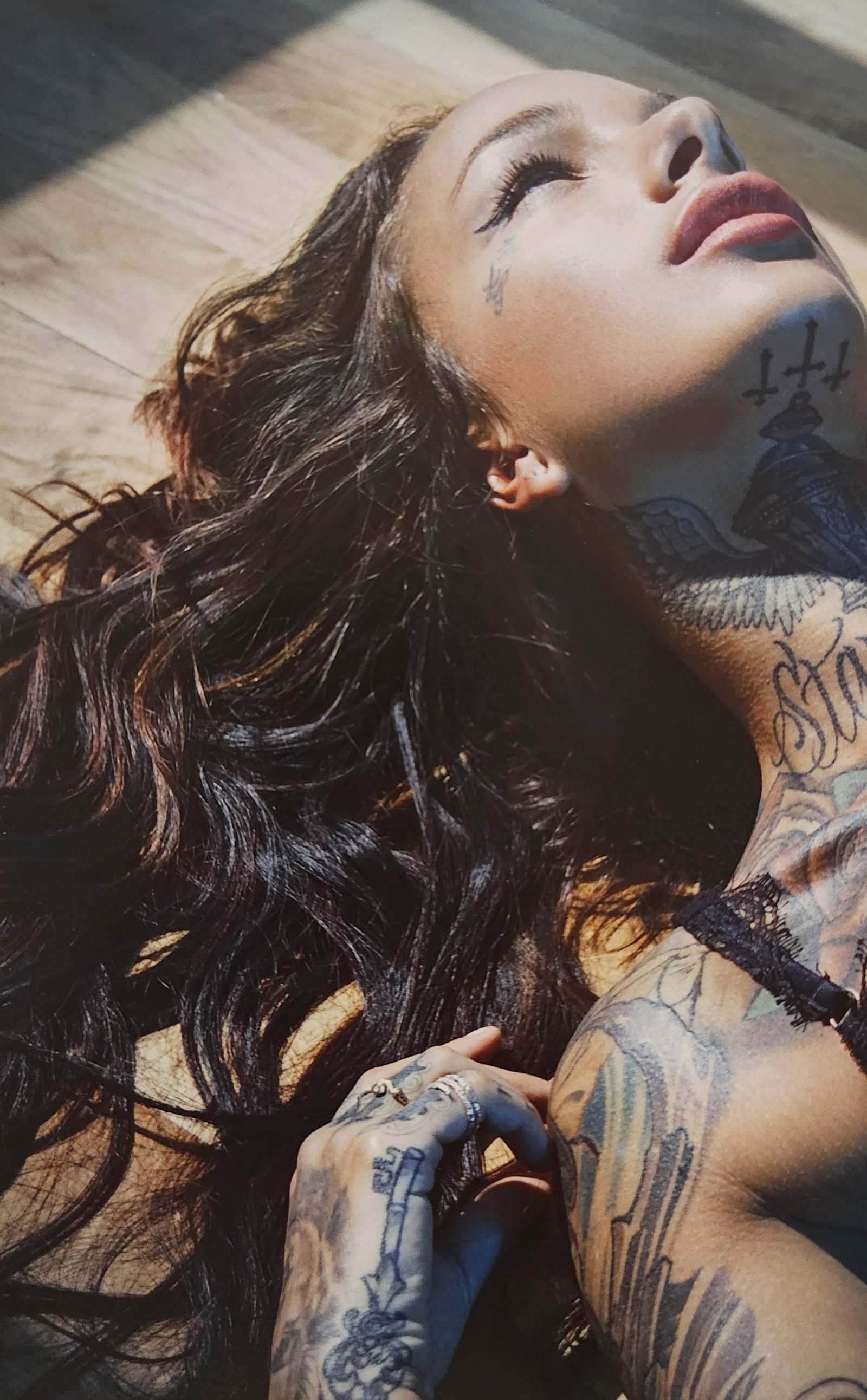Christian Saint, Tattoo Top Model, 2015: Artist/Photographer: Christian Saint Title/Subject: Tattoo Top Model Type Of Print: Authentic Sheet Fed Photogravure/Heliogravure. Date Of Print: 2015 Paper: Medium weight, satin/matte finish. Print O