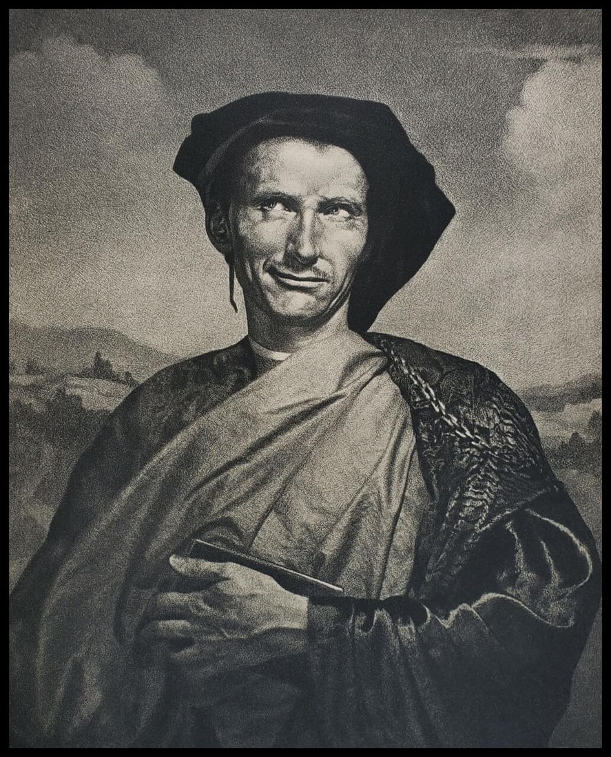 William Mortensen, Machiavelli, 1935 1st Edition: Photographer: William Mortensen (American, 1897 - 1965) - known for pictorial and experimental imagery. Title: "WILLIAM MORTENSEN, Machiavelli, 1935" Subject: Surreal - demon, occult, horror, fantasy.