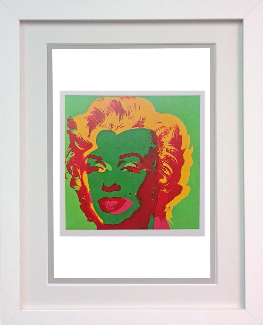 Andy Warhol, Foundation Invation, 1993 - Green: Artist: Andy Warhol Title: Marilyn Monroe, 1967 Type- Foundation Invitation Card Year of production: 1993 Dimensions: 7" x 5" inch. First Edition Publisher: te Neues Publishing Company, New York and t