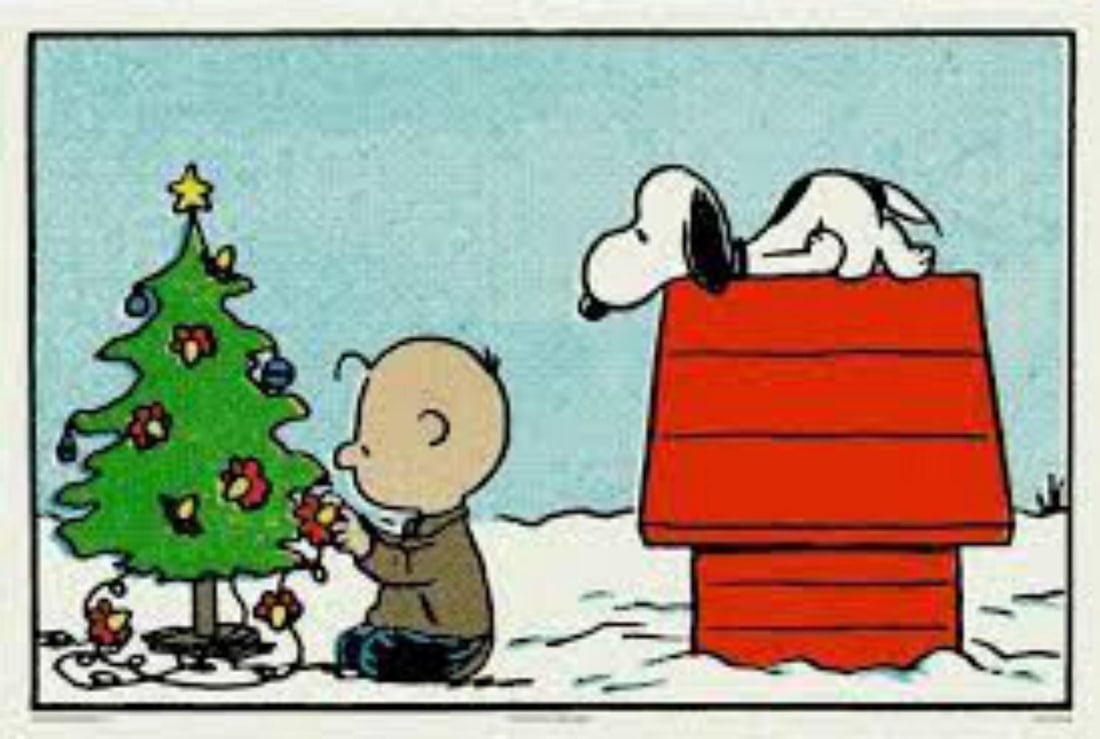 Charles Schulz "Peanuts Tree" 111/175 Framed, Screen Print 2020 (1 of 1)