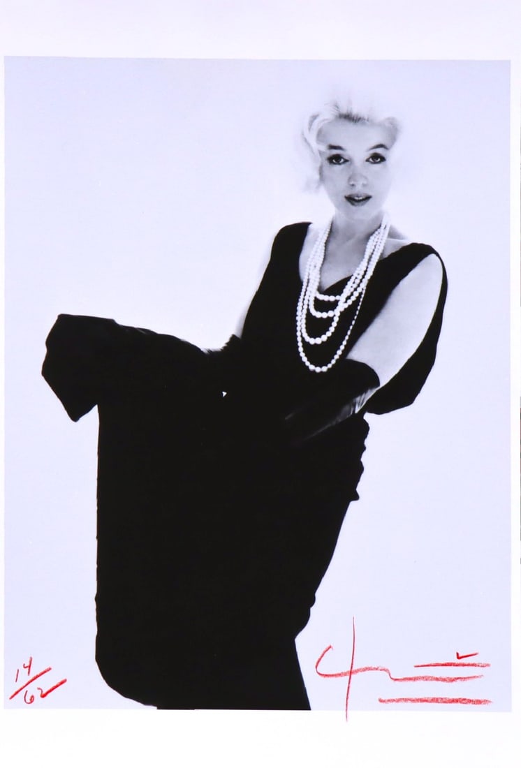Bert Stern, 'Marilyn In The Black Dress', Signed Limited Edition Fine Art Print: Artist: Bert Stern (1929-2013) Title: Marilyn in the black dress Dimensions: 16"x12.5" Type: Fine Art Print Surface: Paper Year: 2010 Artist Bio: Bert Stern (1929?2013) was a legendary American photog