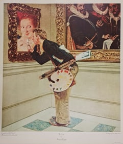 Norman Rockwell, The Critic, Collotype, C. 1970