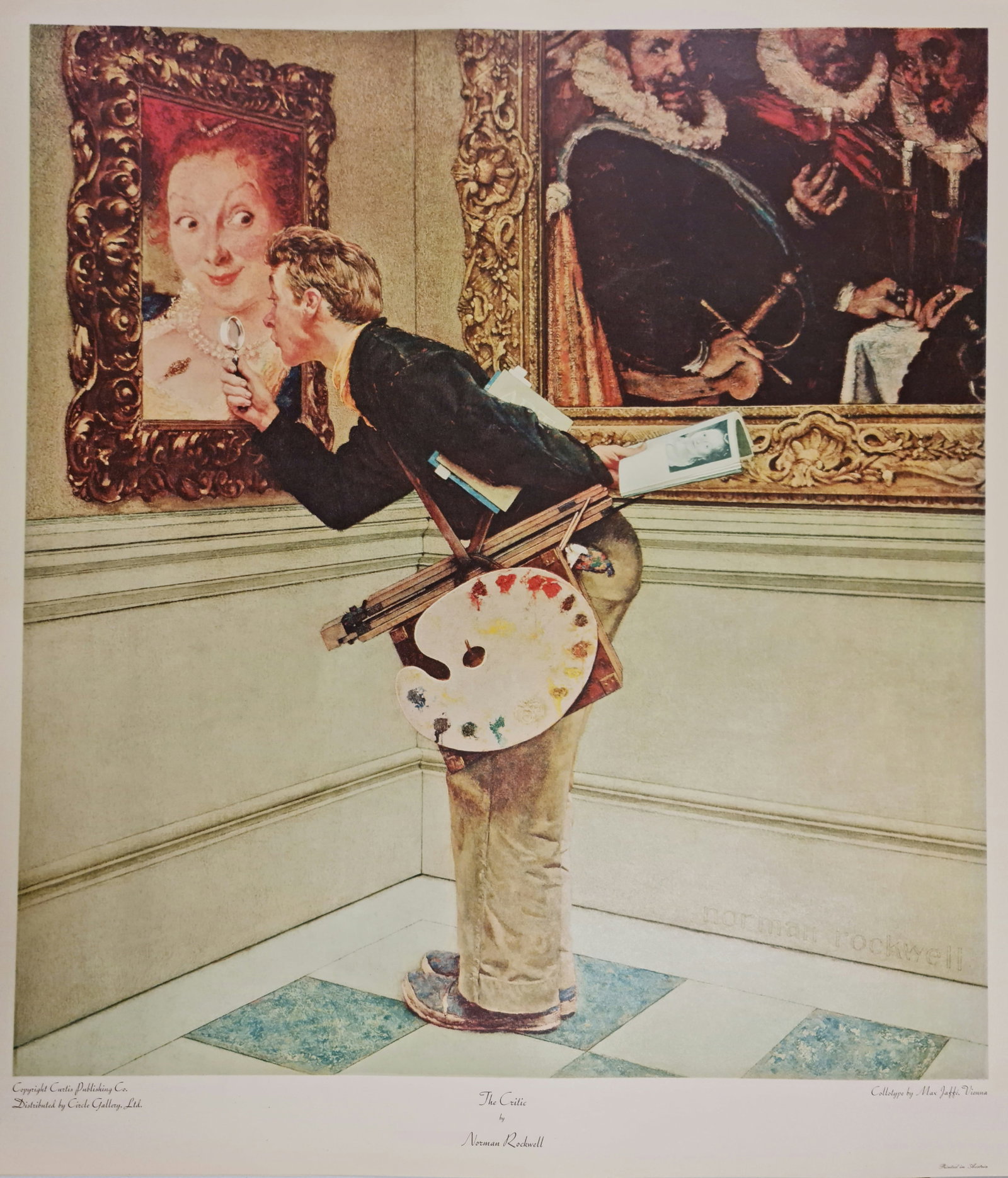 Norman Rockwell, The Critic, Collotype, C. 1970 (1 of 4)