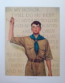 Norman Rockwell, 'I Will Do My Best', Offset Lithograph, 1969