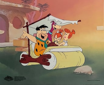 Hanna-Barbera, 'Flintstone's Family Outing', Limited Edition Animation Cel