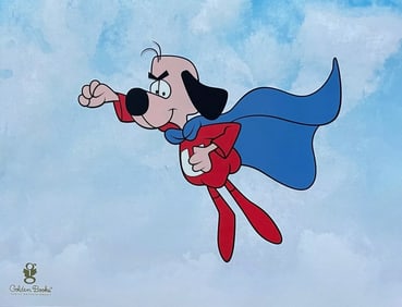 Golden Books, Under Dog Takes Flight, Limited Edition Animation Cel