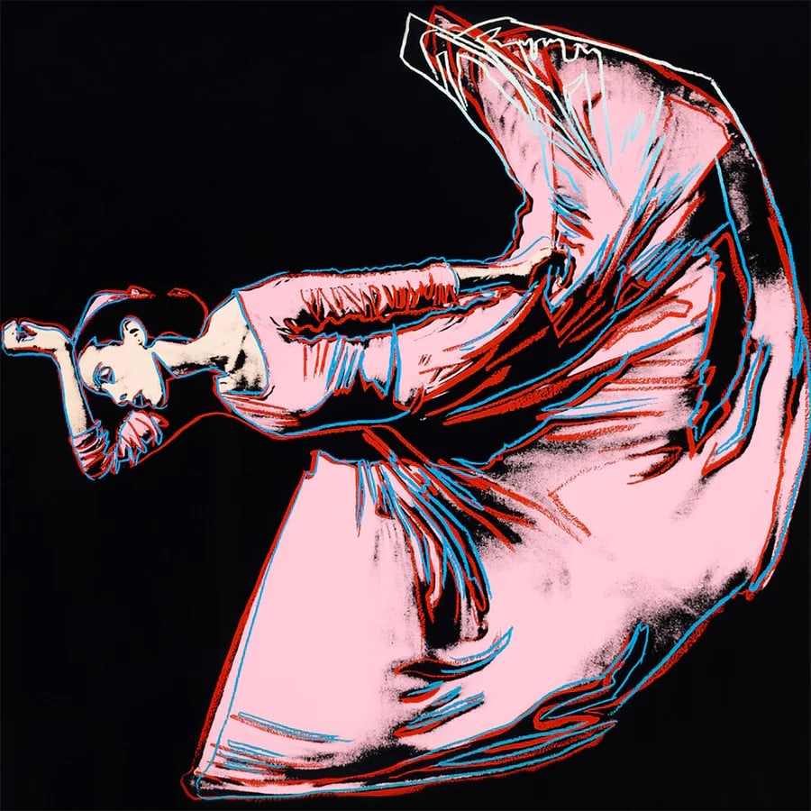 Andy Warhol, (After) Martha Graham, FS II 389,Martha Graham Complete Portfolio (FS II.387-389): Andy Warhol (After) Martha Graham, FS II 389, Martha Graham Complete Portfolio (FS II.387-389) Silkscreen, on Lenox Museum Board, not signed and numbered, Images size 36 x 36 inches (91.4 x 91.4 cm) v