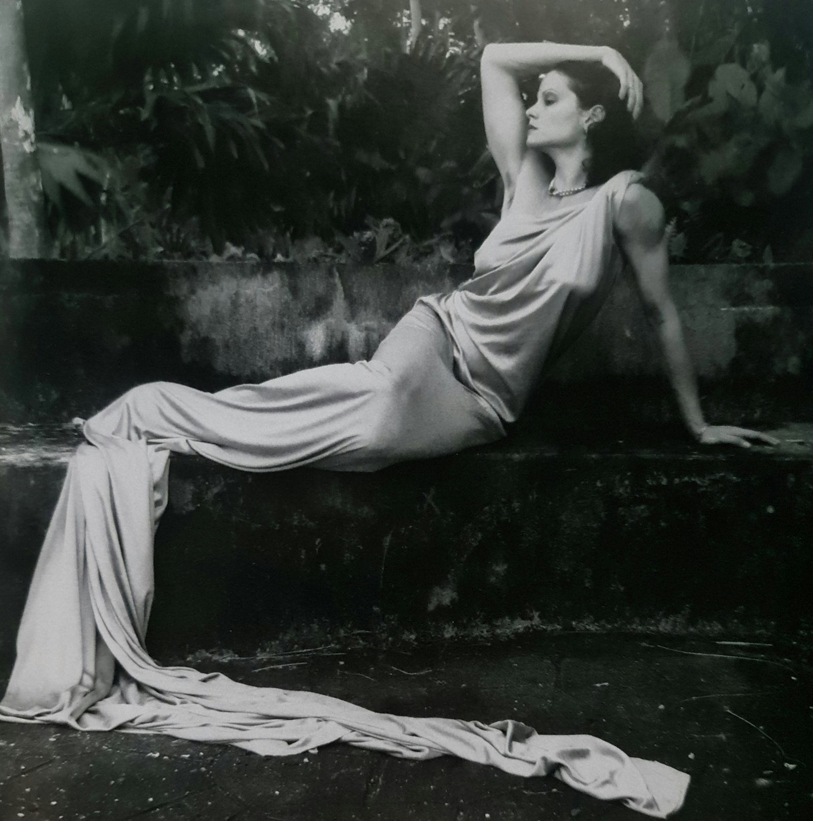 Robert Mapplethorpe, Lisa Lyon on step: Photographer: Robert Michael Mapplethorpe (1946-1989) was an American photographer, best known for his black-and-white photographs. His work featured an array of subjects, including celebrity portrait
