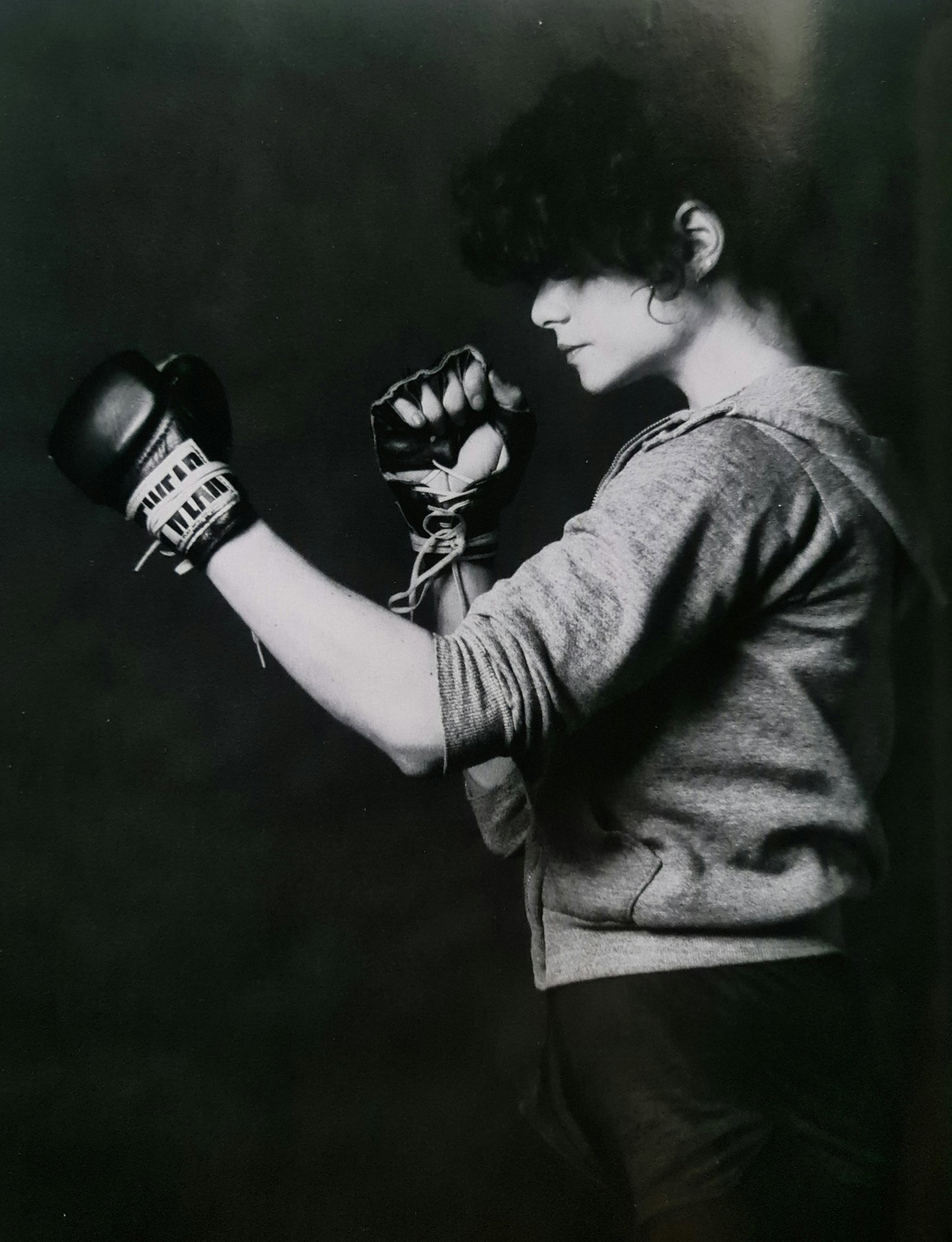Robert Mapplethorpe, Lisa Lyon ready to fight: Photographer: Robert Michael Mapplethorpe (1946-1989) was an American photographer, best known for his black-and-white photographs. His work featured an array of subjects, including celebrity portrait