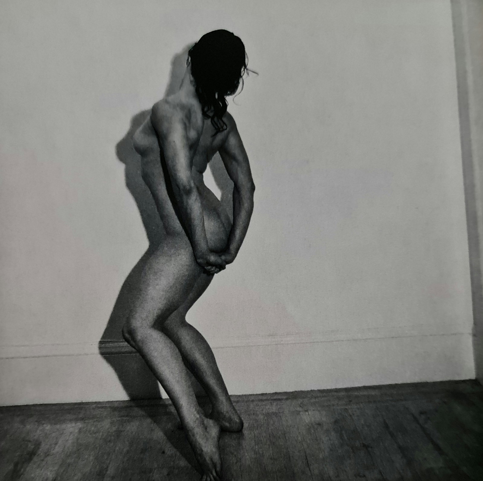 Robert Mapplethorpe, Lisa Lyon side profile: Photographer: Robert Michael Mapplethorpe (1946-1989) was an American photographer, best known for his black-and-white photographs. His work featured an array of subjects, including celebrity portrait