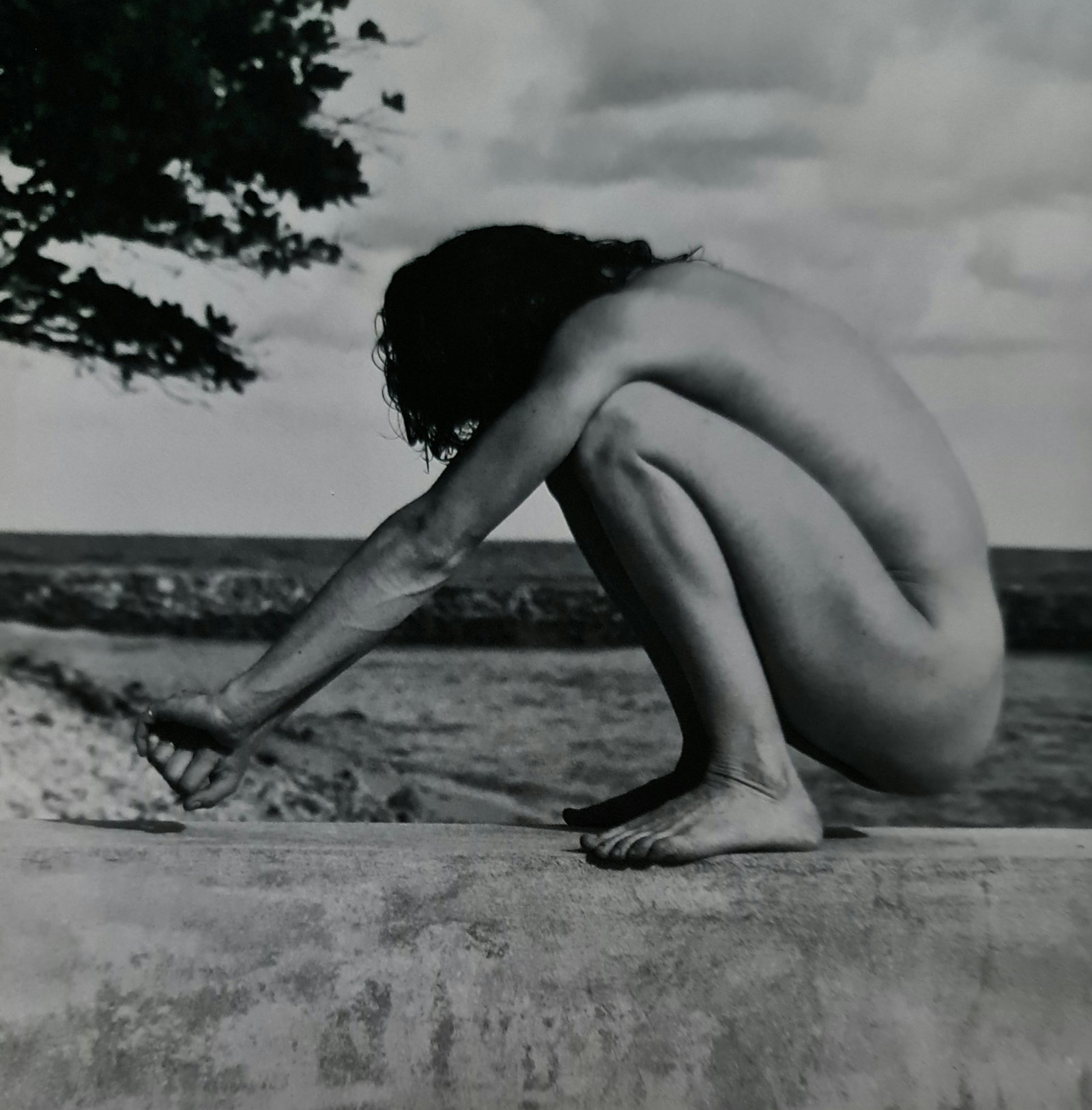 Robert Mapplethorpe, Lisa Lyon stretching: Photographer: Robert Michael Mapplethorpe (1946-1989) was an American photographer, best known for his black-and-white photographs. His work featured an array of subjects, including celebrity portrait