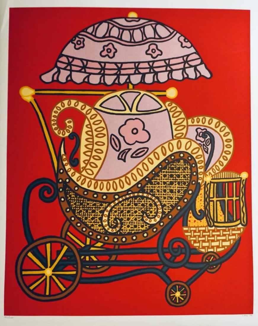 William Nelson Copley 'Cply', Baby Buggy, Serigraph: Artist: William Nelson Copley "CPLY" (1919 ? 1996) Title: Baby Buggy Medium: Serigraph Signed: Hand Signed Edition: From the edition of 200 Measurements: 33" x 26" Condition: Excellent William Nelson 