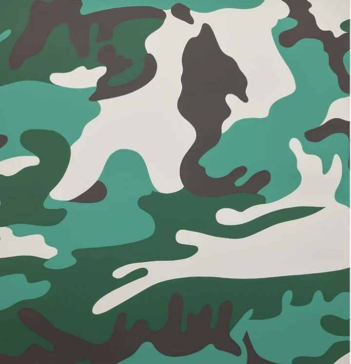 Andy Warhol, (After) Camouflage FSII 406 Portfolio: Andy Warhol, (After) Camouflage FSII 406 Portfolio Silkscreen, on Lenox Museum Board Images size 38 x 38 in This work is an unsigned and Unnumbered Printer's proof, outside of the edition Printed by R