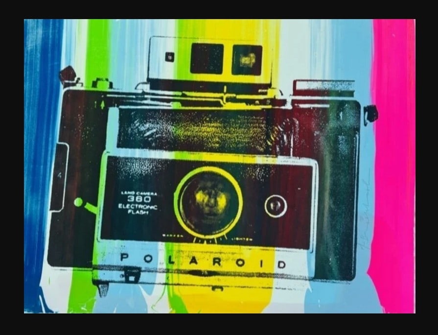 Mr. Brainwash, 'Polaroid', Hand-Signed Original Mixed Media, 2010: (THIS PIECE HAS A RESERVE ON IT - EVEN IF YOU HAVE THE WINNING BIG YOU MAY STILL NOT HAVE MET THE RESERVE PRICE)Artist: Mr. Brainwash (1966-Present) Title: Polaroid Type: Unique Silkscreen with acryli