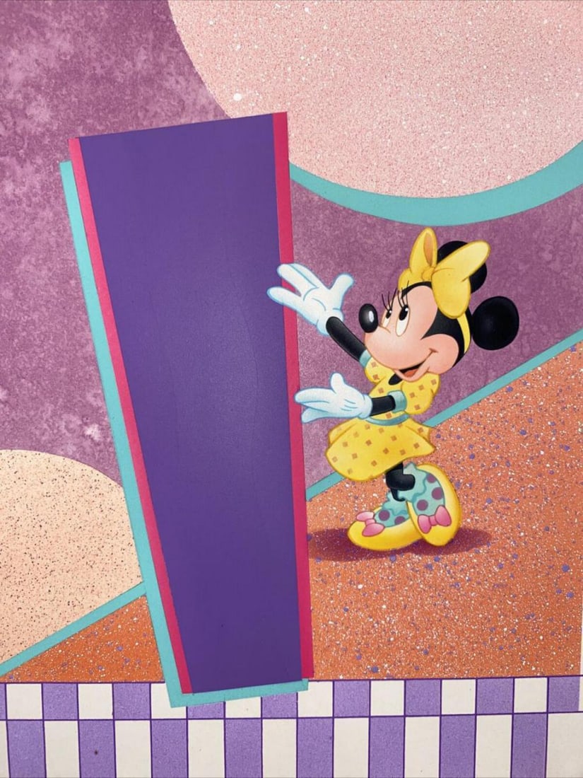 Disney, Original Minnie Mouse, 90's Styled, Cel Art Animation (1 of 1)