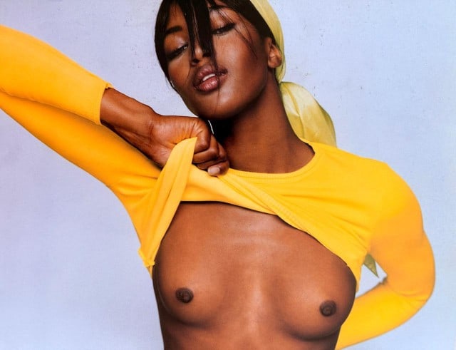 Naomi Campbell, 1996: Title/Subject: Naomi Campbell Type Of Print: Authentic Sheet Fed Photogravure/Heliogravure. Date Of Print: 1996 Paper: Medium weight, satin/matte finish. Print Origin: Italy Approximate Image Size: 11