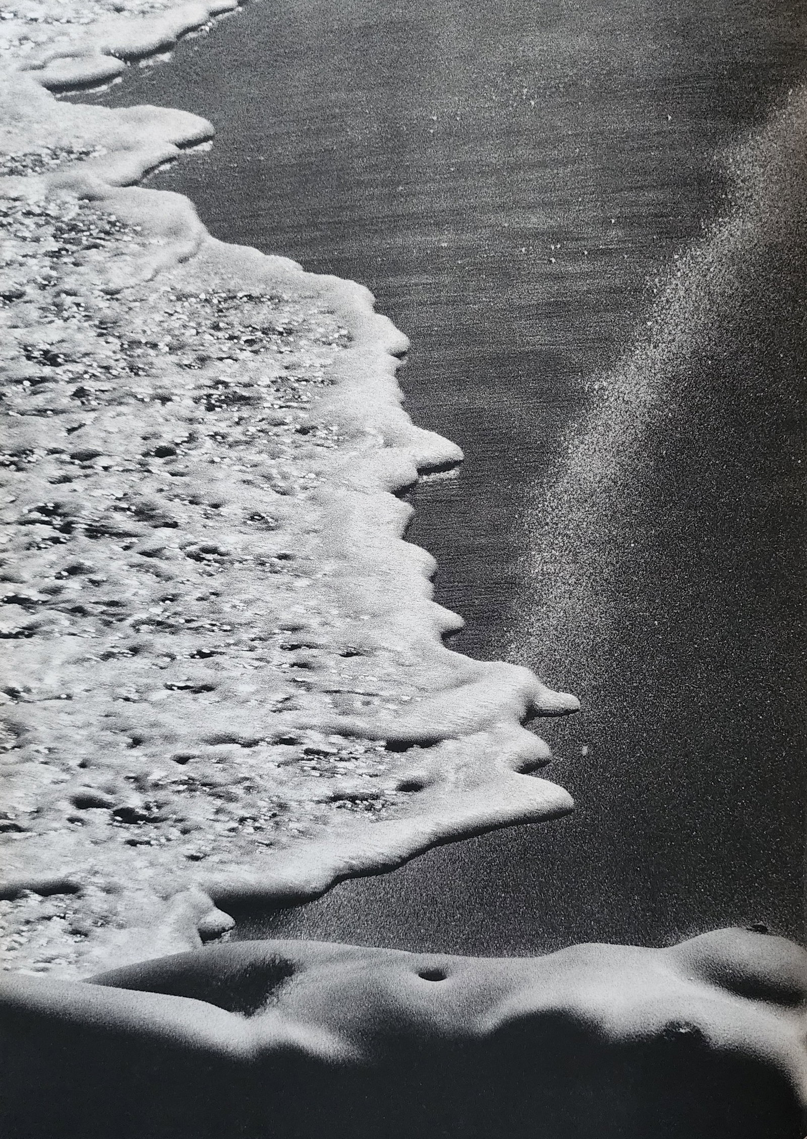 Lucien Clergue, 'The Beginning' 1973: Photographer: Lucien Clergue (France, 1934 - 2014) - renowned French photographer with a diverse body of work, he is perhaps best known for his dynamic female nude studies in and around water which of