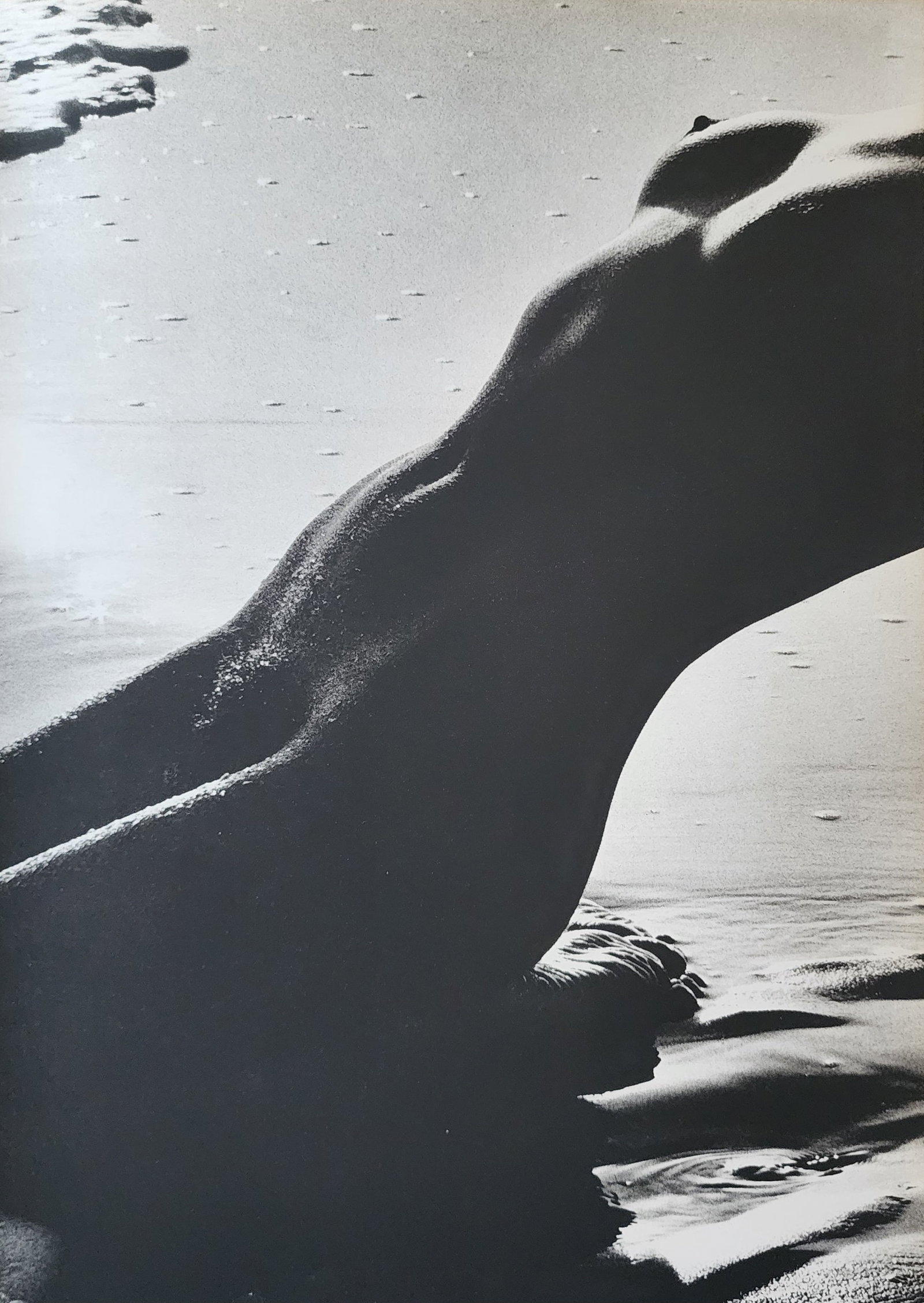 Lucien Clergue, 'The Beginning' 1973: Photographer: Lucien Clergue (France, 1934 - 2014) - renowned French photographer with a diverse body of work, he is perhaps best known for his dynamic female nude studies in and around water which of