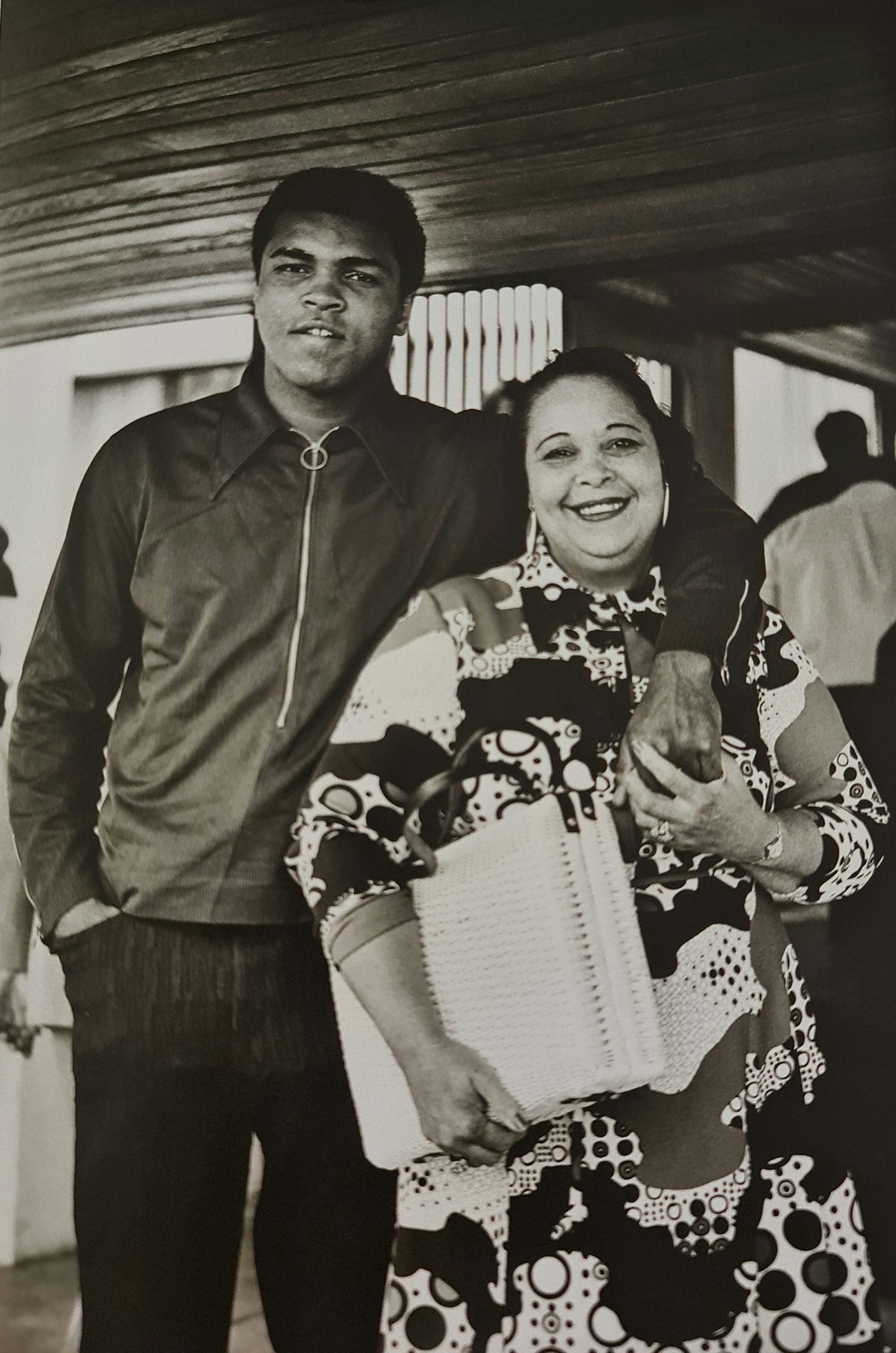 Terry O'Neill, Muhammad Ali And His Mother, Mrs Odessa Clay, In Dublin, 1972: Photographer: Terry ONeill was a British photographer, known for documenting the fashions, styles, and celebrities of the 1960s. Title: Muhammad Ali and his mother, Mrs Odessa Clay, in Dublin Date Of 