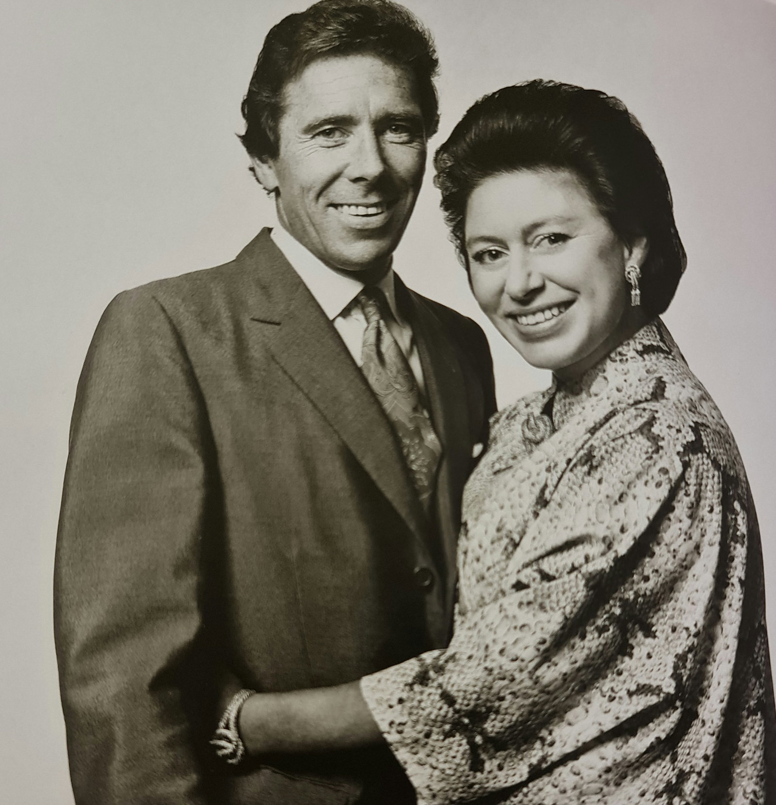 Terry O'Neill, Princess Margaret And Lord Snowdon, 1974: Photographer: Terry ONeill was a British photographer, known for documenting the fashions, styles, and celebrities of the 1960s. Title: Princess Margaret and Lord Snowdon Date Of Negative: 1974 Type O