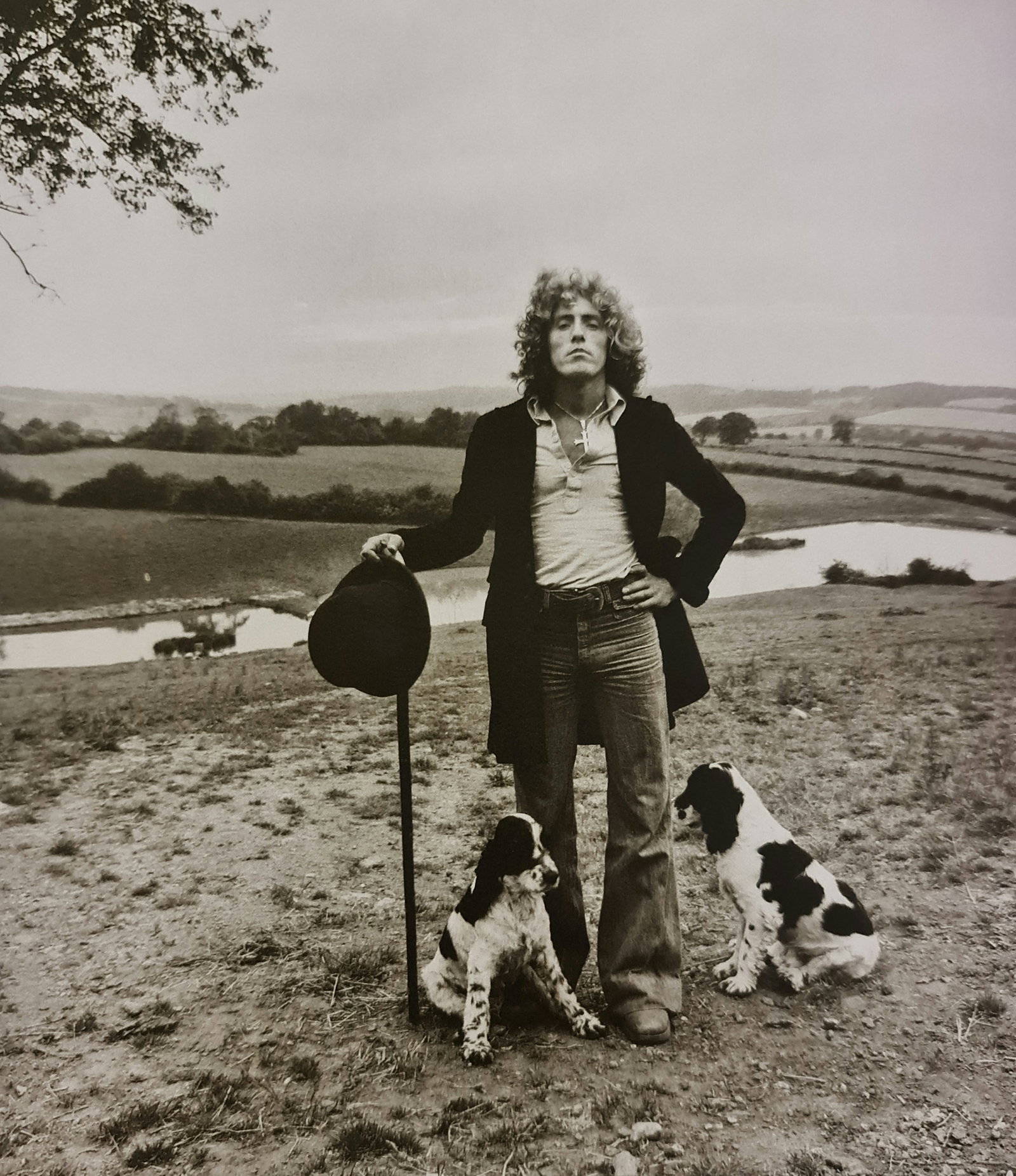 Terry O'Neill, Roger Daltrey On His Estate In Sussex, England, 1978: Photographer: Terry ONeill was a British photographer, known for documenting the fashions, styles, and celebrities of the 1960s. Title: Roger Daltrey on his estate in Sussex, England Date Of Negative:
