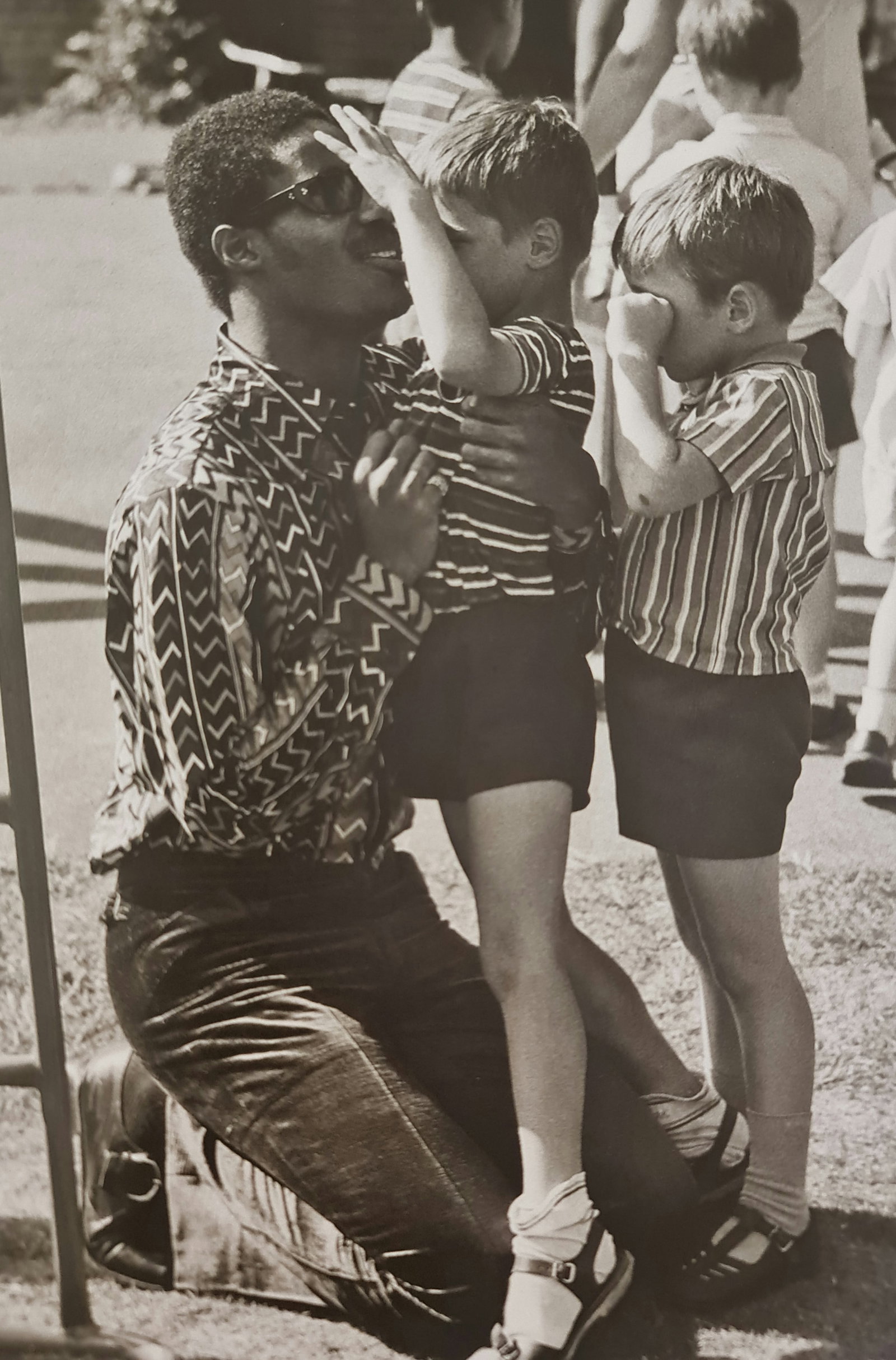 Terry O'Neill, Stevie Wonder At A Children'S Home For The Blind In London, 1970: Photographer: Terry ONeill was a British photographer, known for documenting the fashions, styles, and celebrities of the 1960s. Title: Stevie Wonder at a children's home for the blind in London Date 