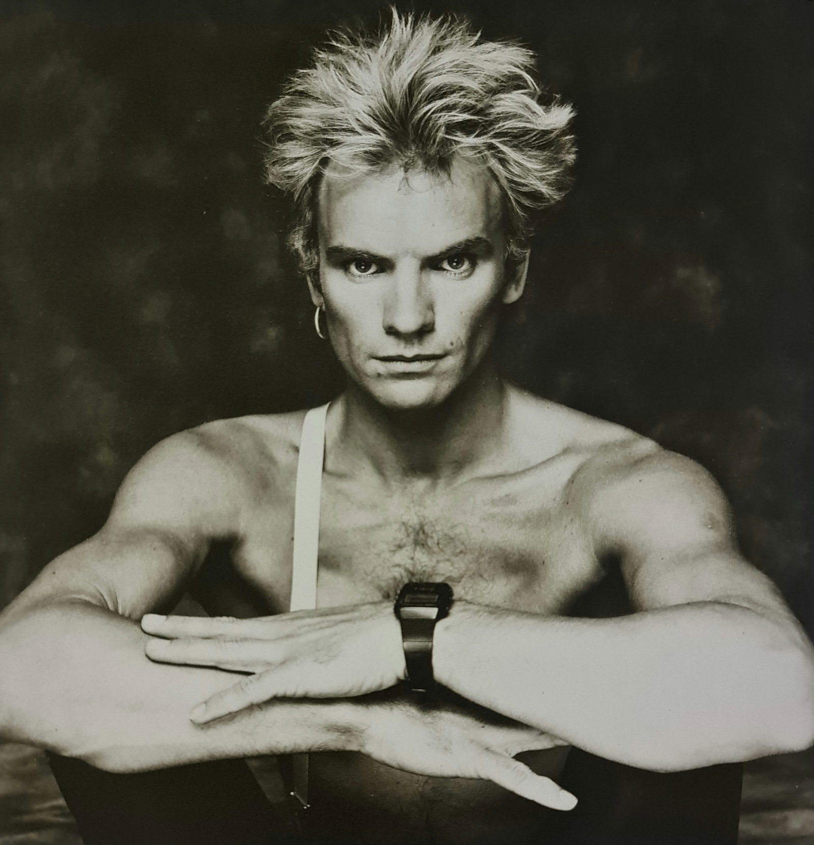 Terry O'Neill, Sting, London, 1983: Photographer: Terry ONeill was a British photographer, known for documenting the fashions, styles, and celebrities of the 1960s. Title: Sting, London Date Of Negative: 1983 Type Of Print: Authentic Sh