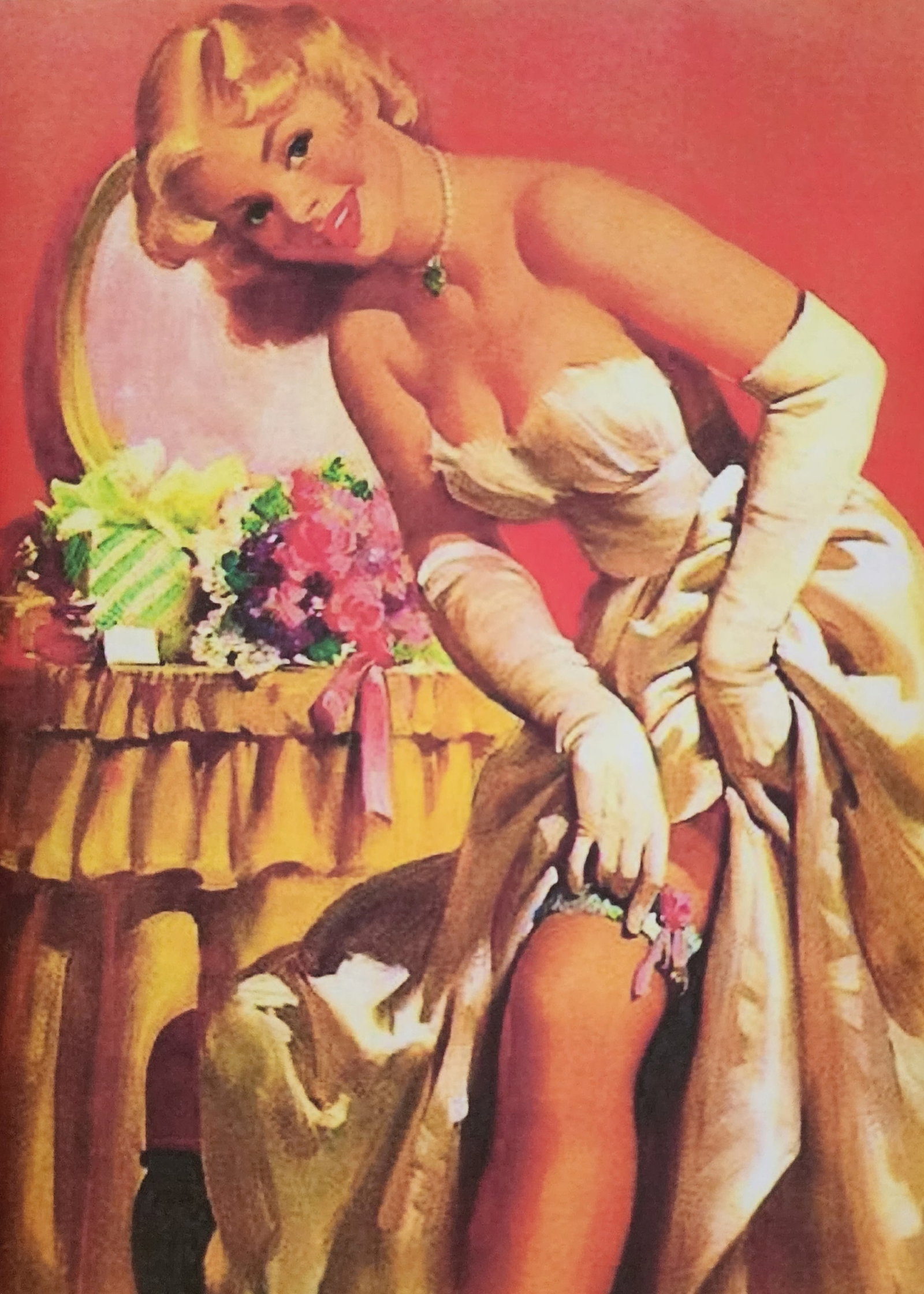 Vintage Pin-Up Girls, 2017: Title/Subject: Pin-Up Girls Type Of Print: Authentic Sheet Fed Photogravure/Heliogravure. Date Of Print: 2017 Paper: Medium weight, satin/matte finish. Print Origin: Germany Approximate Image Size: 10