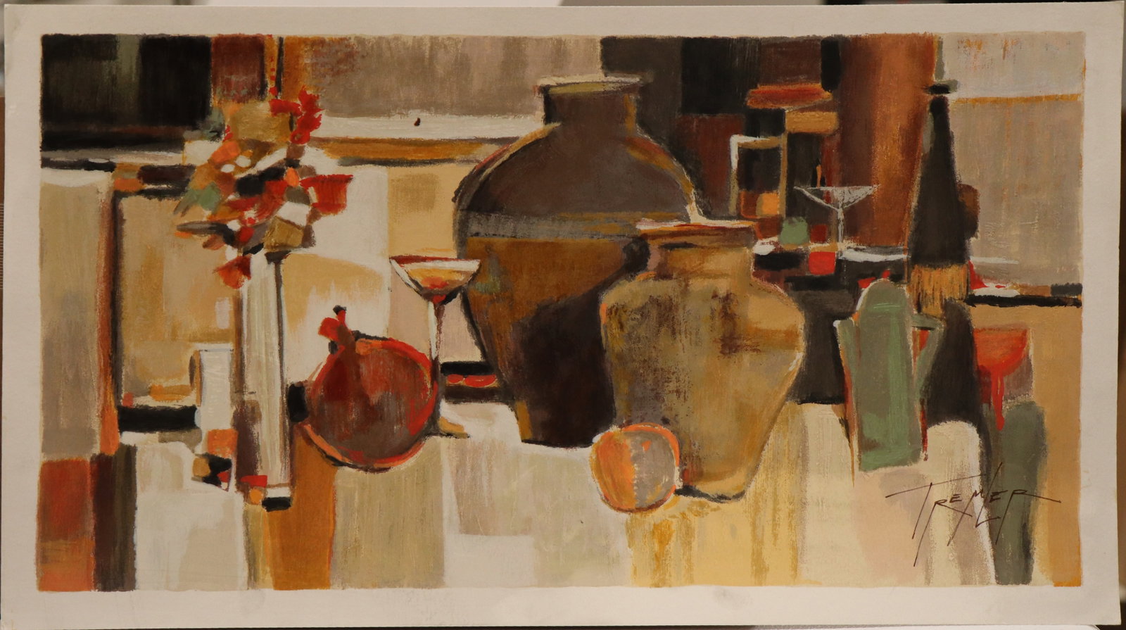 Yuri Tremler, 'Amphora', Hand-Signed Serigraph (1 of 3)
