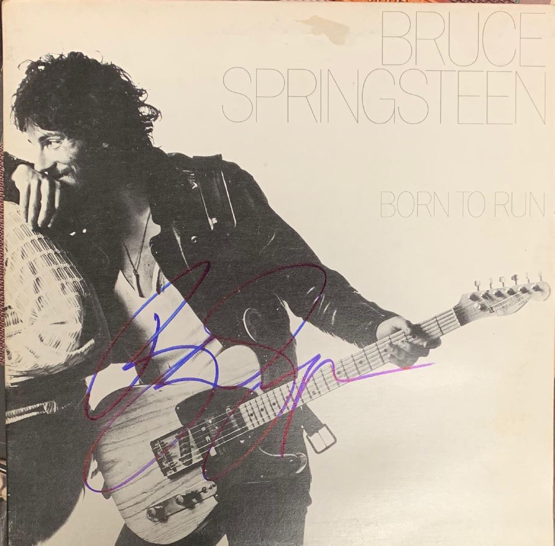 Bruce Springsteen Born to Run Album: The BOSS signed album! GREAT SHAPE!
