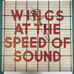 Paul McCartney Autographed Wings Album: Autographed Album