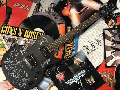 AC/DC Autographed Guitar: Autographed Guitar