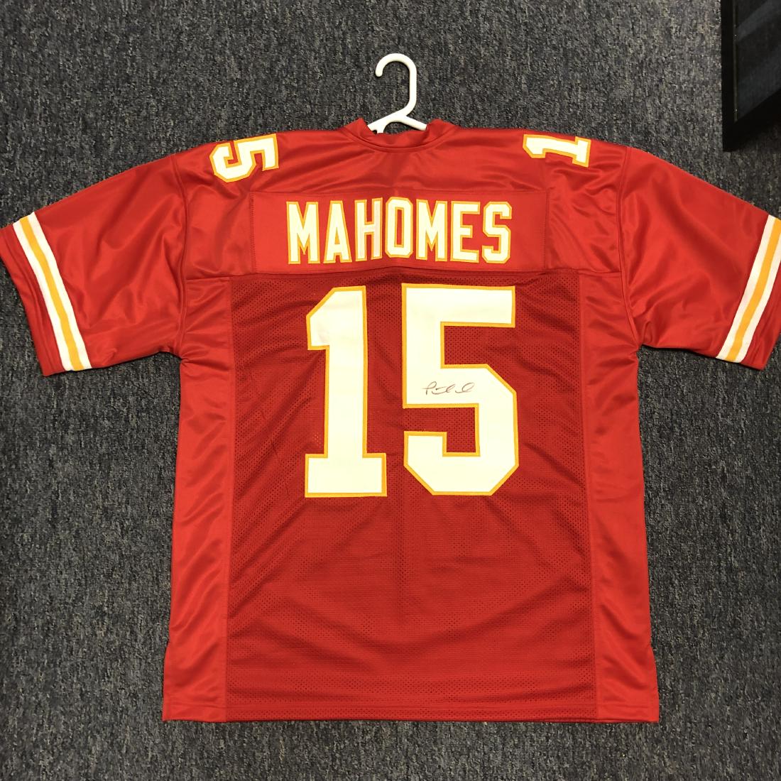Pat Mahomes Autographed Jersey (1 of 1)