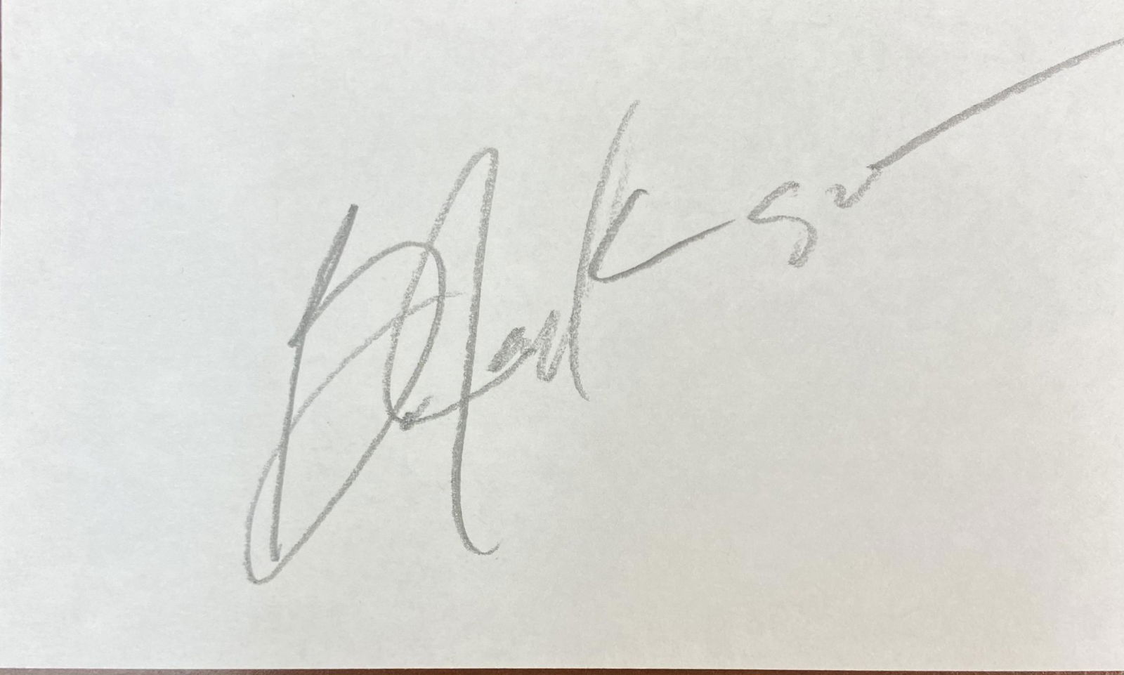 Bo Jackson Autographed Card (1 of 1)