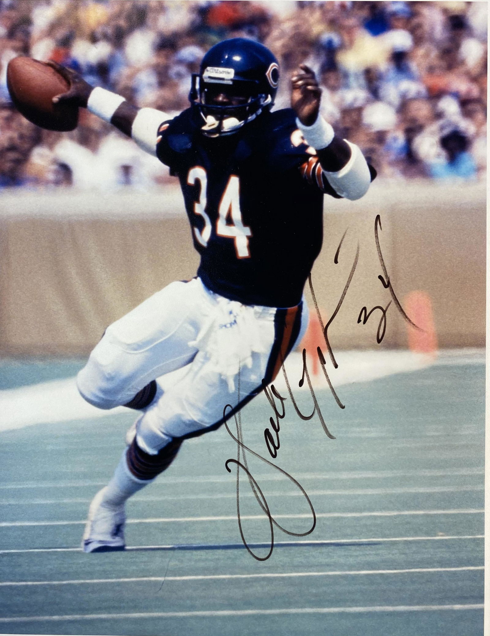 Walter Payton Autographed 8X10 Bears (1 of 1)