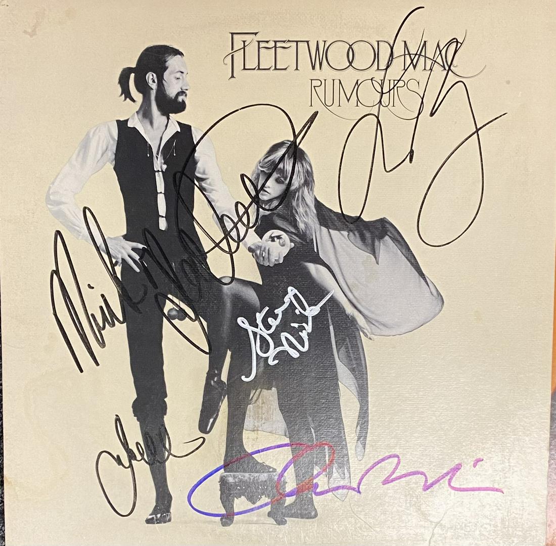 Fleetwood Mac Autographed Rumours Album Signed by all (1 of 1)