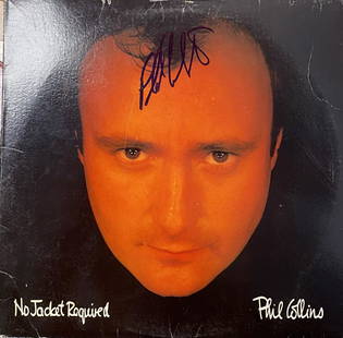 Phil Collins Autographed Album: Each item comes with a COA from us. Ask any and all questions before bidding. All framed items take 2 weeks for framing. We ship everyday. Once items is paid items usually ship within 4 days of paymen