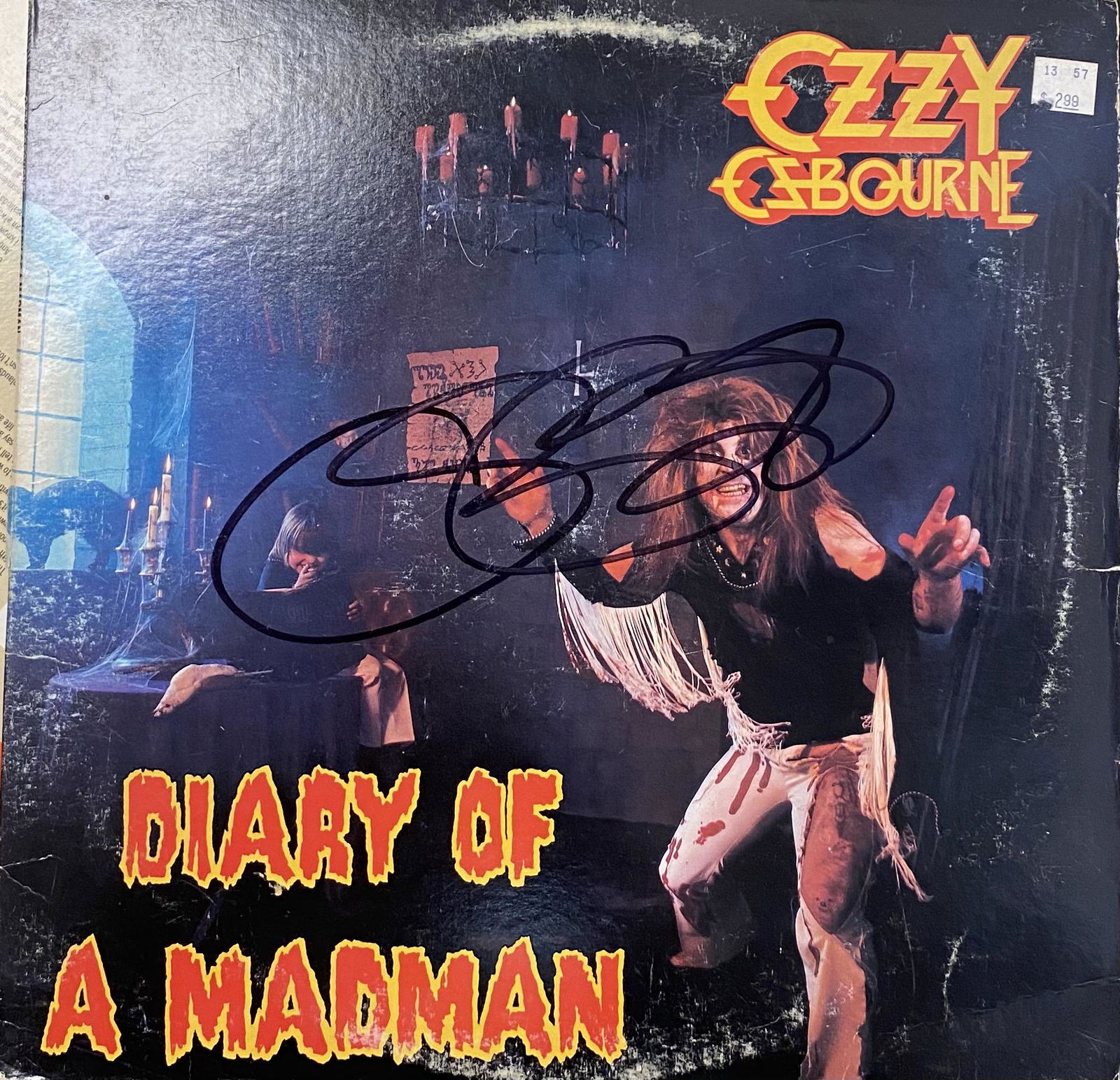 Ozzy Osbourne Autographed ALBUM (1 of 1)